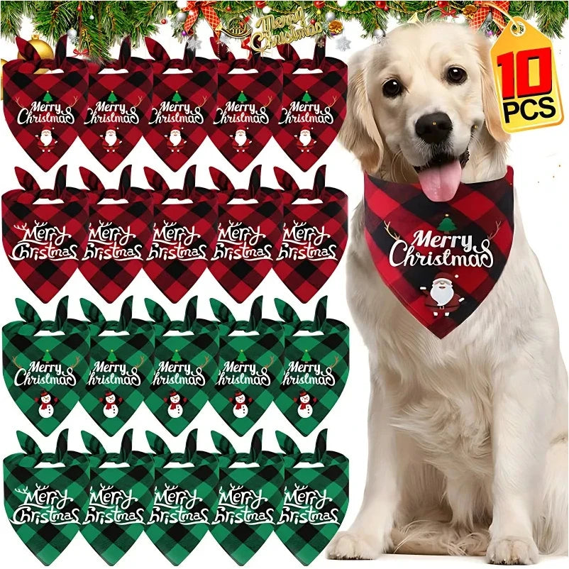 Pet Triangle Christmas Scarf