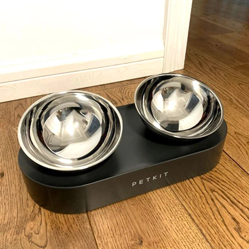 New Stainless Steel Non-Slip Pet Bowl Double Feeder