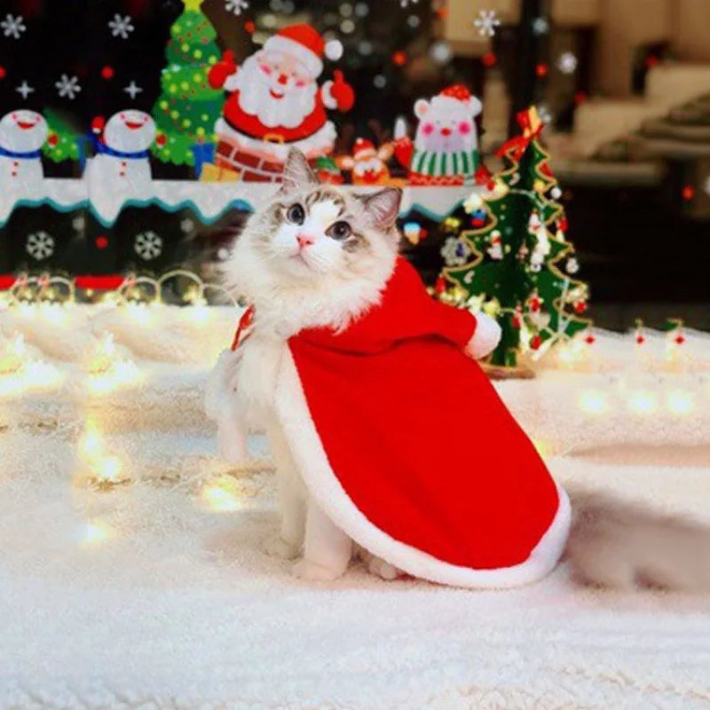 Cat  Santa costume Cosplay Christmas Cat/Dog