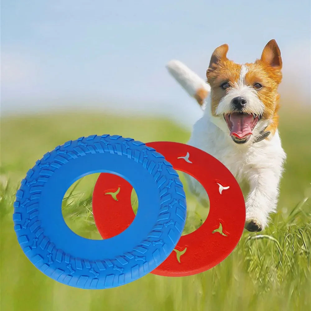 Interactive Throwing Flying Disc  Bite Resistant Puppy Chew Toys