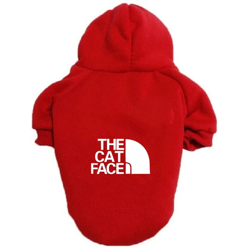 fashion cat North face hoodie