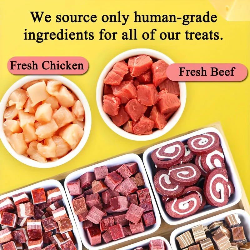 100gBeef And Meat Cubes Dog Treats