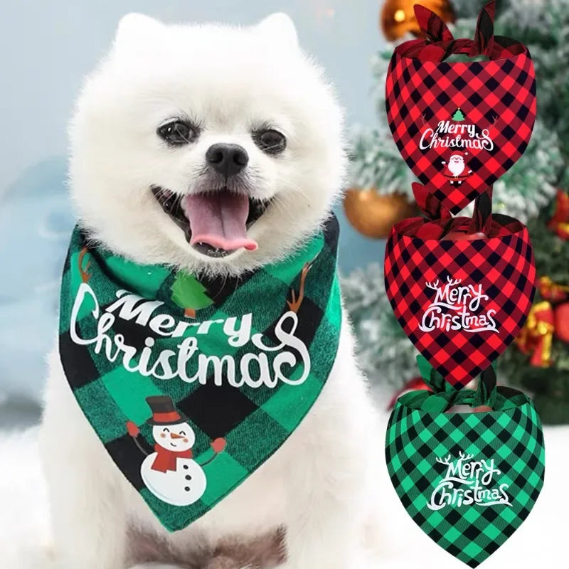 Pet Triangle Christmas Scarf