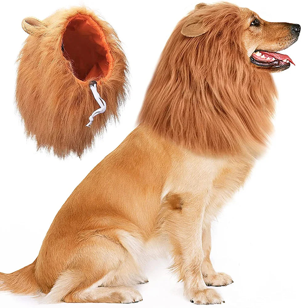 Cute  Dog Cosplay Clothes Lion Mane