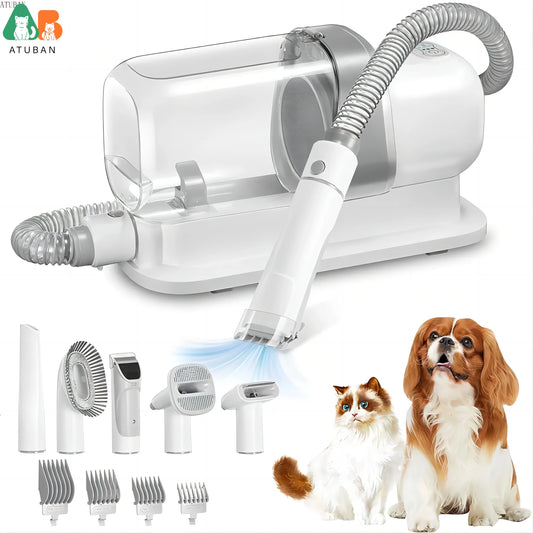 Pet's Grooming Vacuum, Dog&Cat Grooming Kit