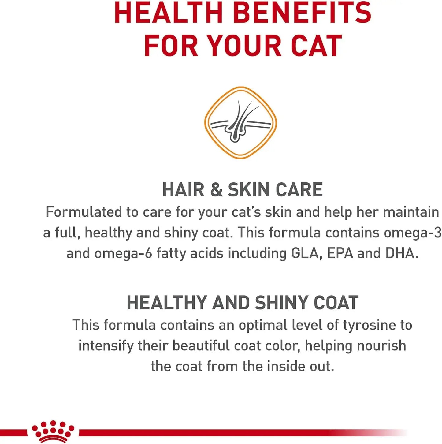 Royal Canin Hair & Skin Care Dry Cat Food, 6 lb/2.7Kg bag