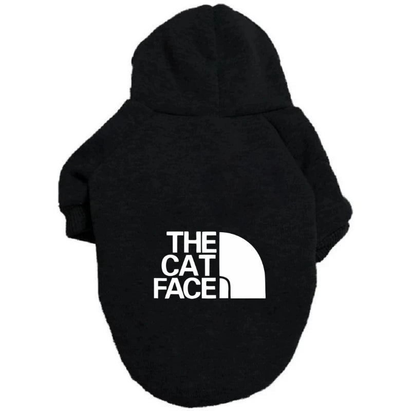 fashion cat North face hoodie