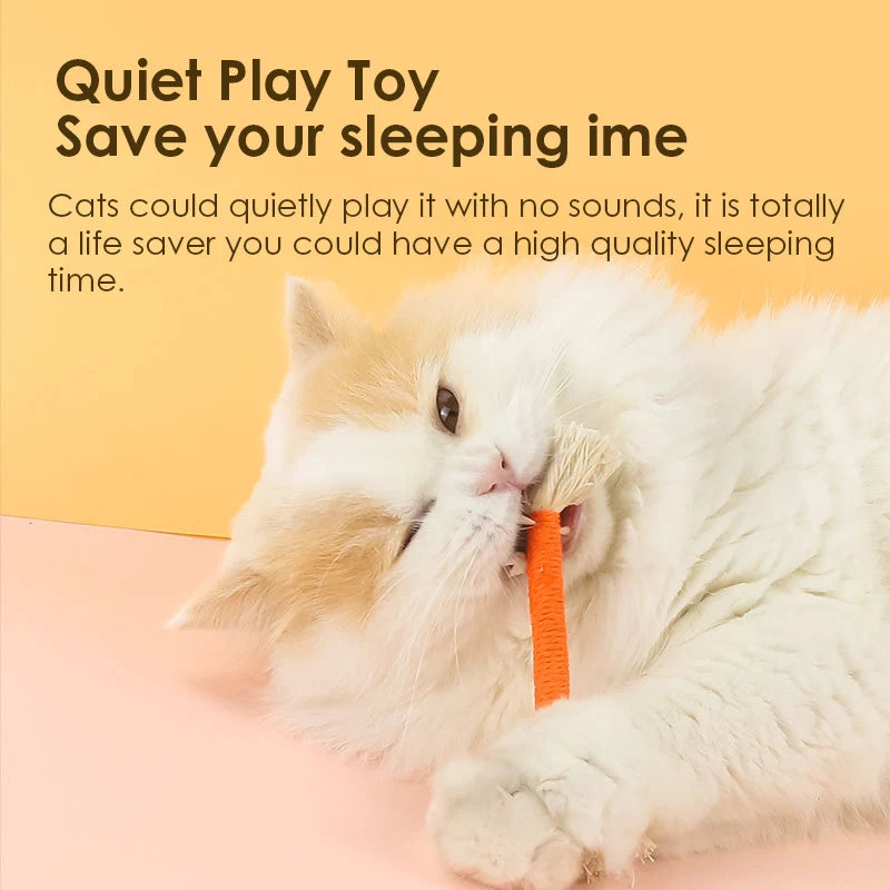 Cat Chew Toys Hand Knitting Molar Cotton Rope