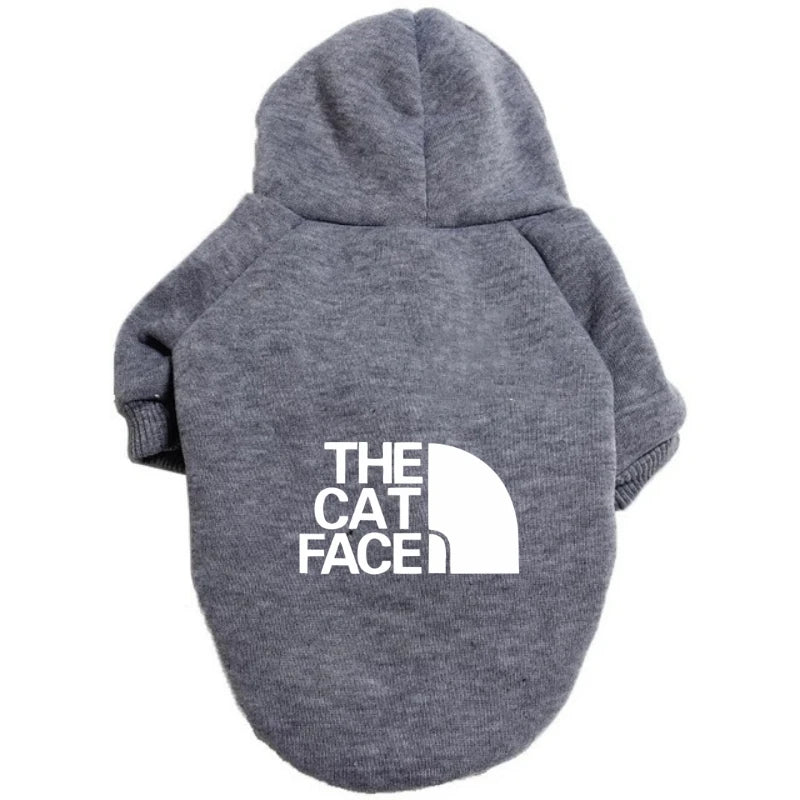 fashion cat North face hoodie