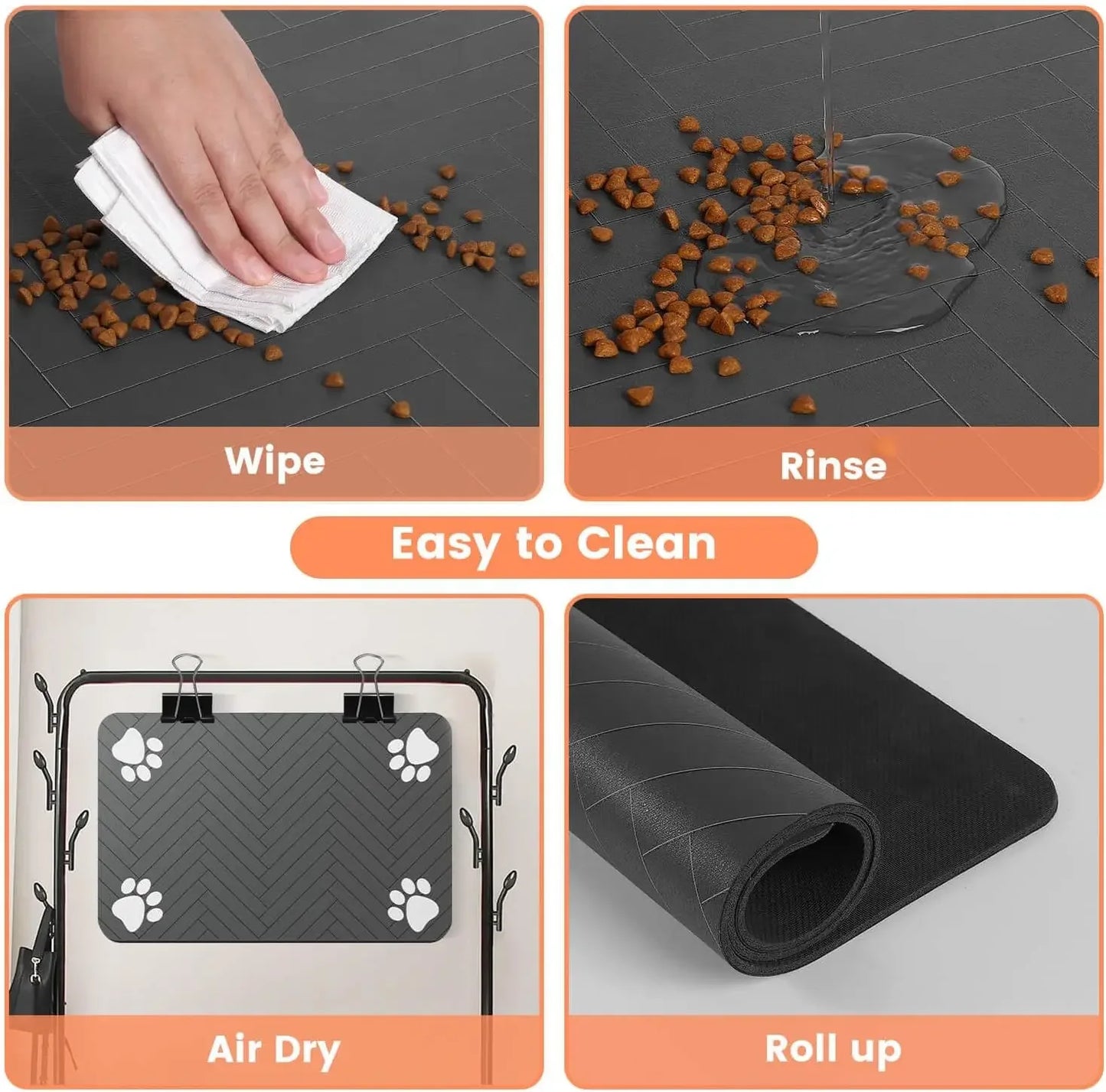 Water proof Mat for under Pet's Bowl