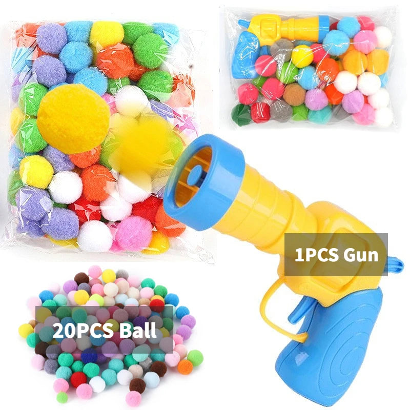 Plush Ball Shooting Gun Cat Toys