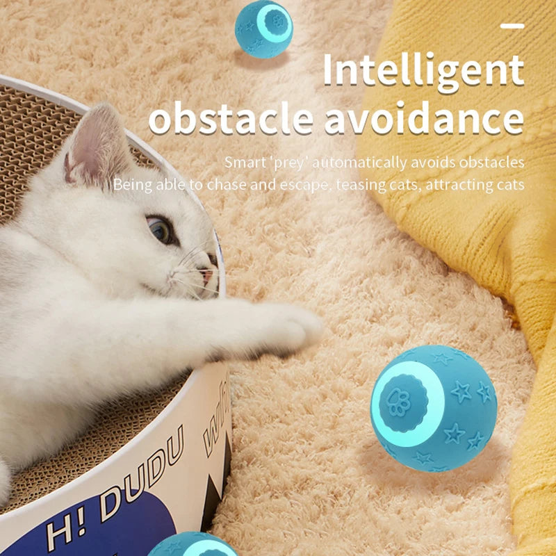 Smart Ball Cat Toy 2 Modes Rechargeable \