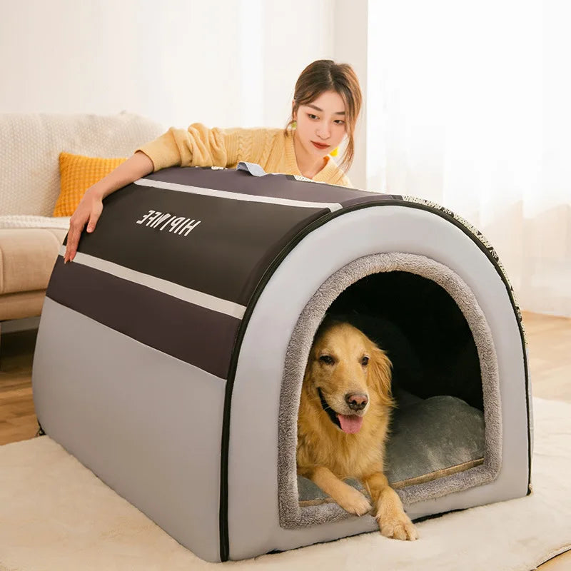 Removable Dog & Cat Warm House Washable Pet bed