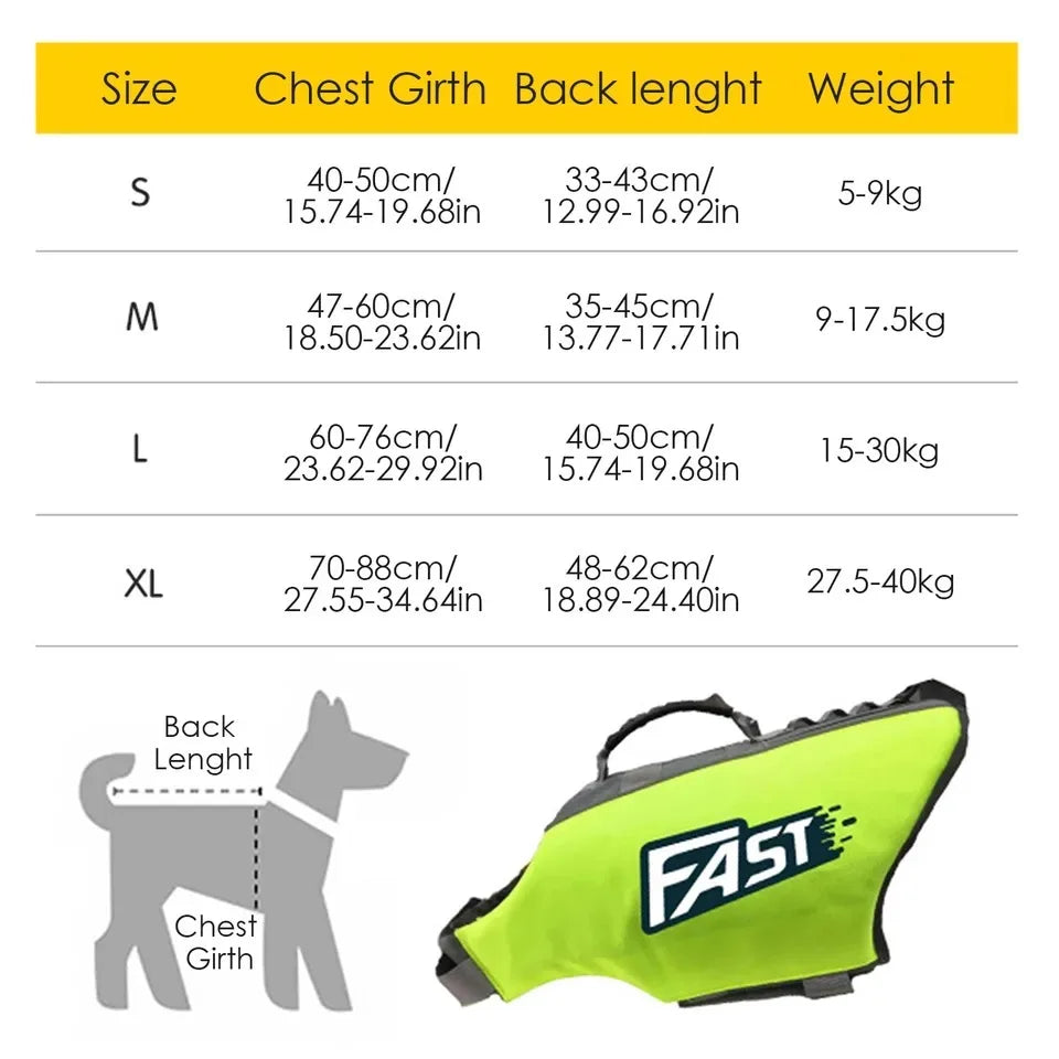 Pet Swimming Life Jacket Safety Vest for Dog in Summer