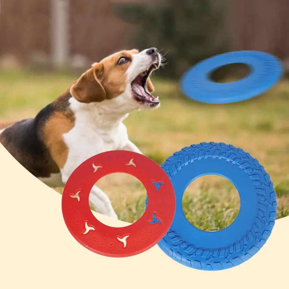 Interactive Throwing Flying Disc  Bite Resistant Puppy Chew Toys