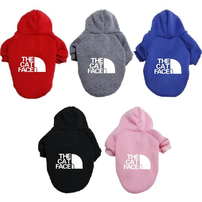 fashion cat North face hoodie