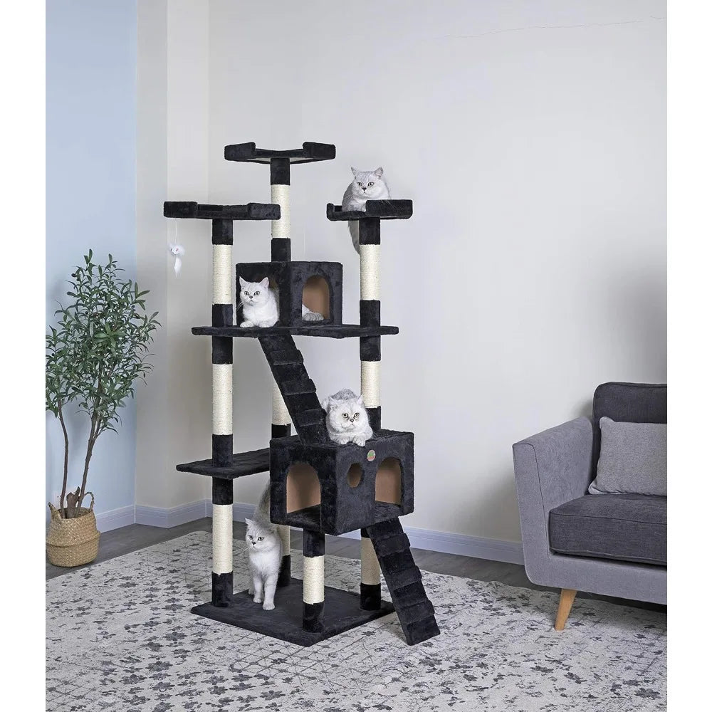 Extra Large Cat Tree Tower and Condo Cat House