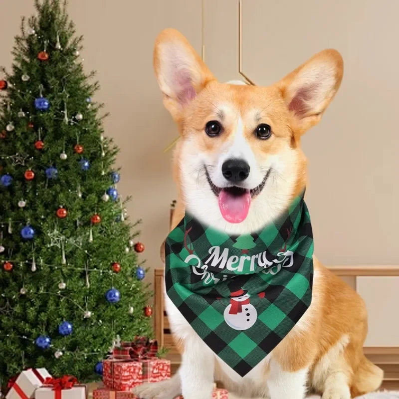 Pet Triangle Christmas Scarf