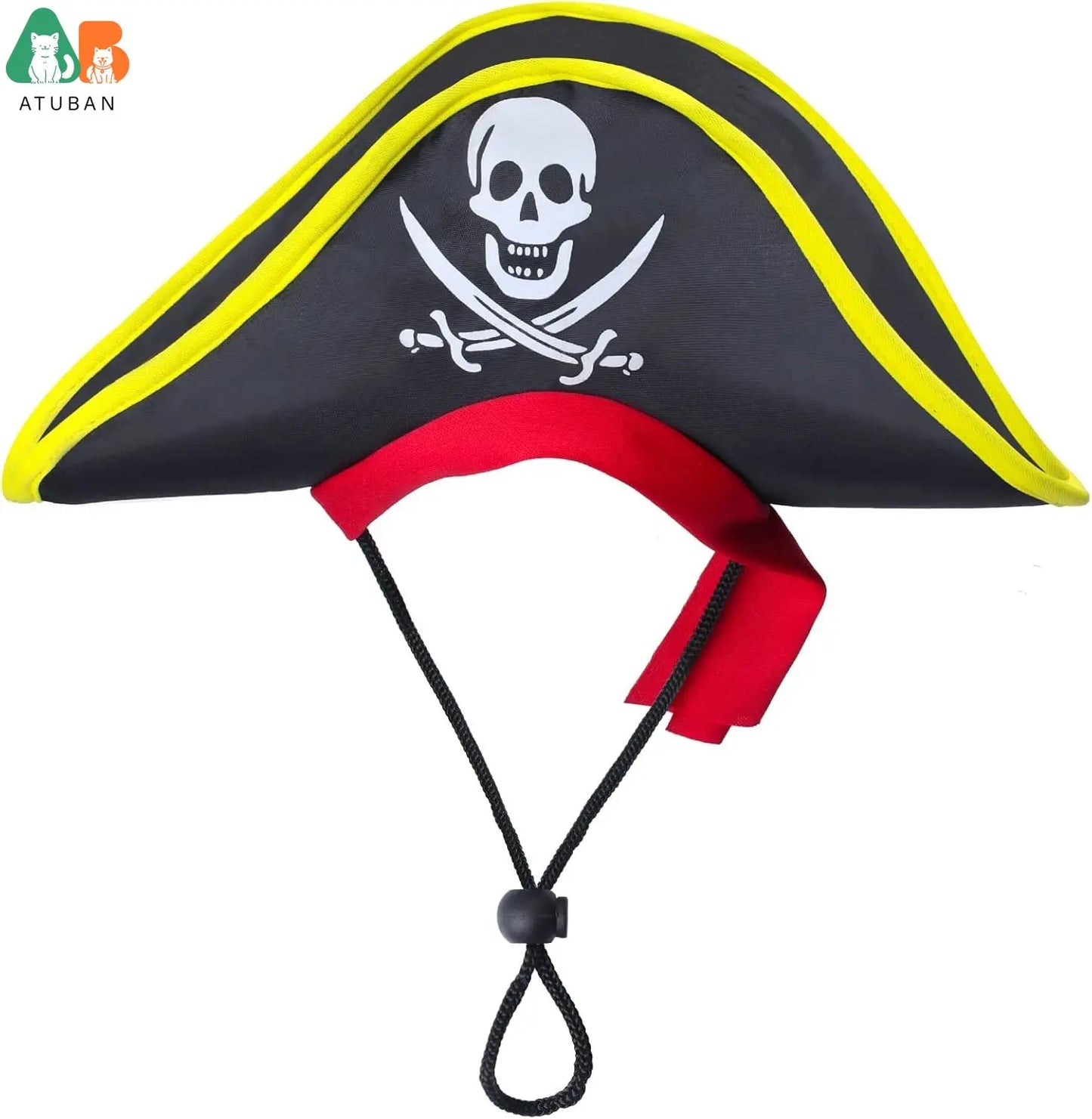 Pirate Hat with Pirate Skull Bandana Cosplay Costume