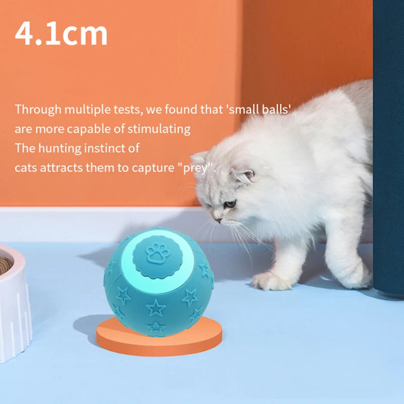 Smart Ball Cat Toy 2 Modes Rechargeable \