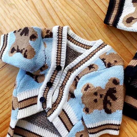 Luxury Dog Clothes Cardigan Sweater