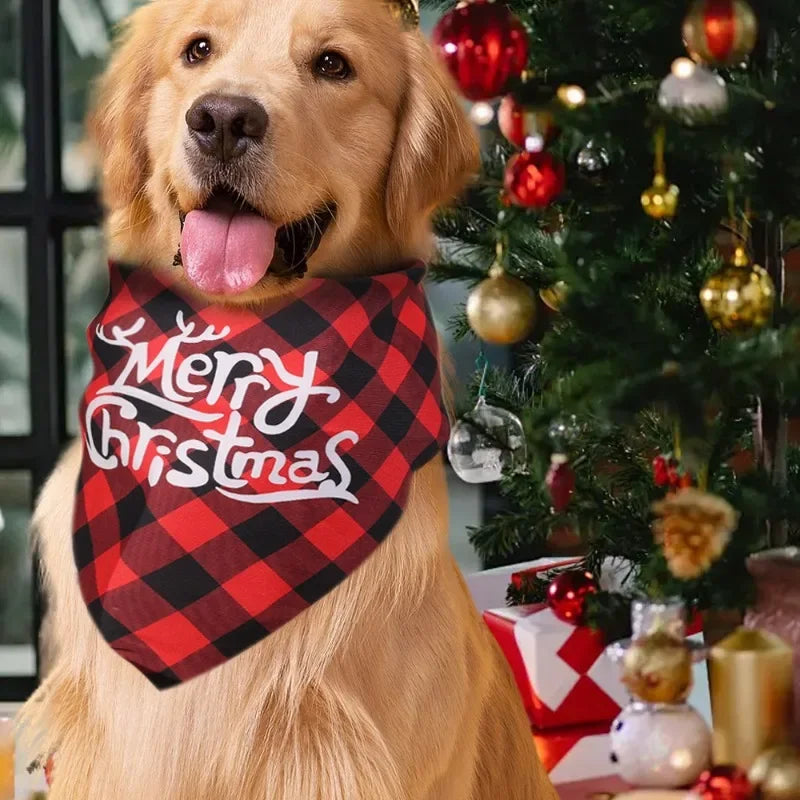 Pet Triangle Christmas Scarf