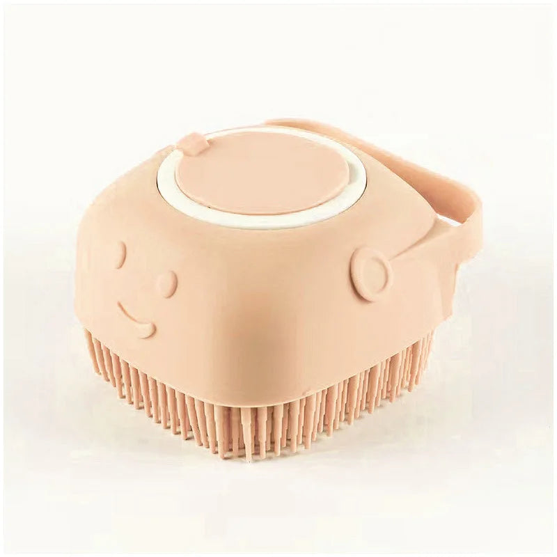 Soft Silicone pet's Brush , Shampoo Massager Bath Brush