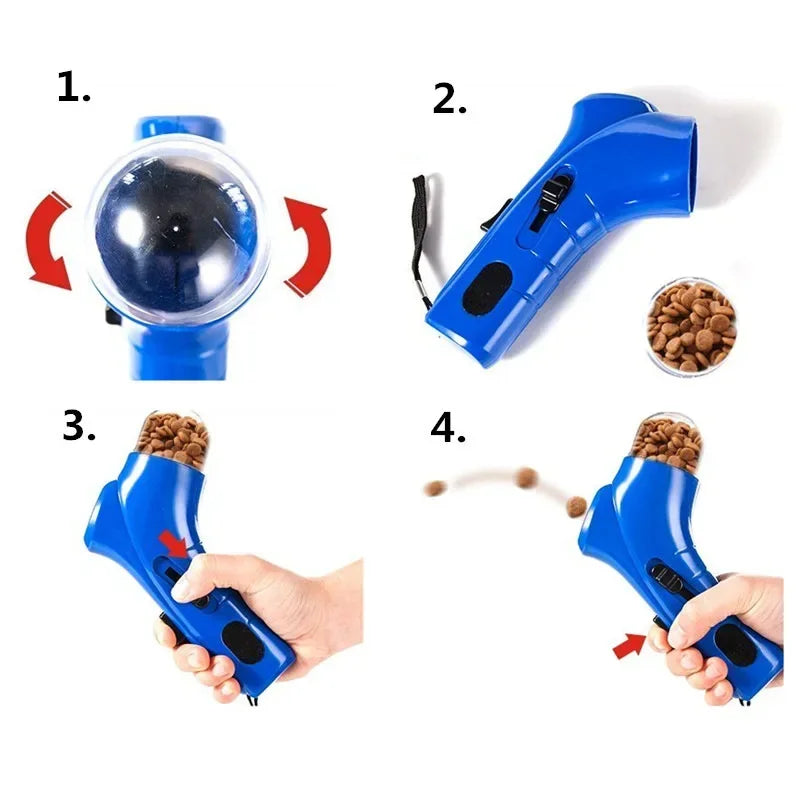 Snack Catapult Launcher Dog & Cat Treat Launcher