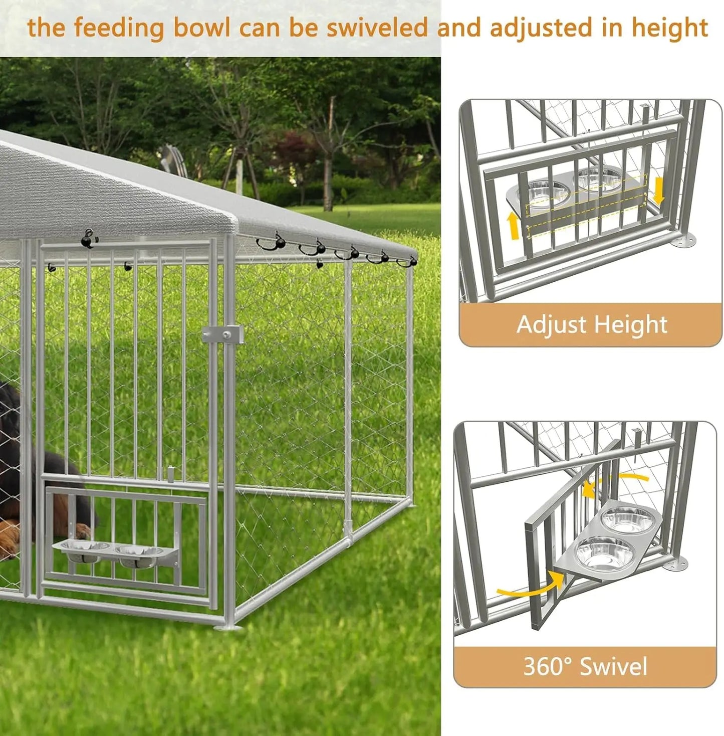 10x10 Large Outdoor Dog Kennel