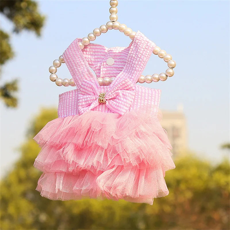 Cat Puppy Princess Dress Summer