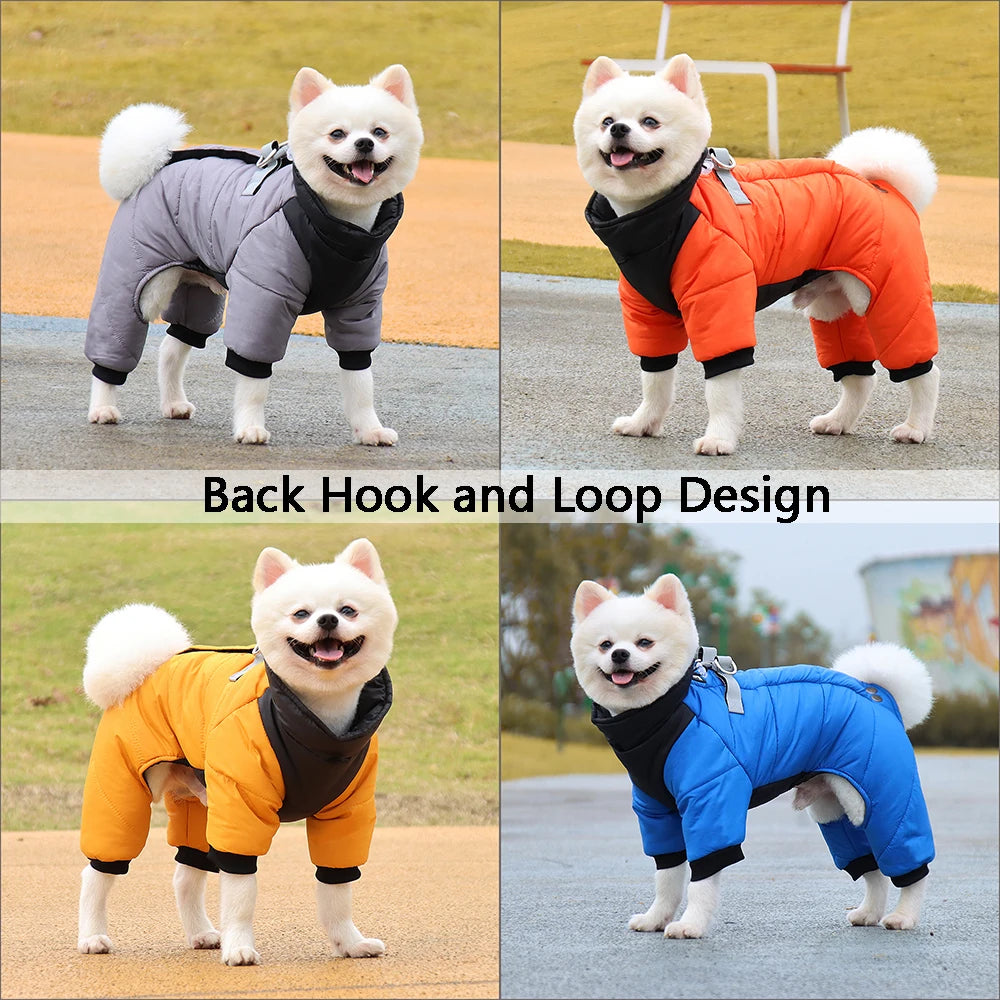 Winter Warm Thicken Dog Jacket Waterproof