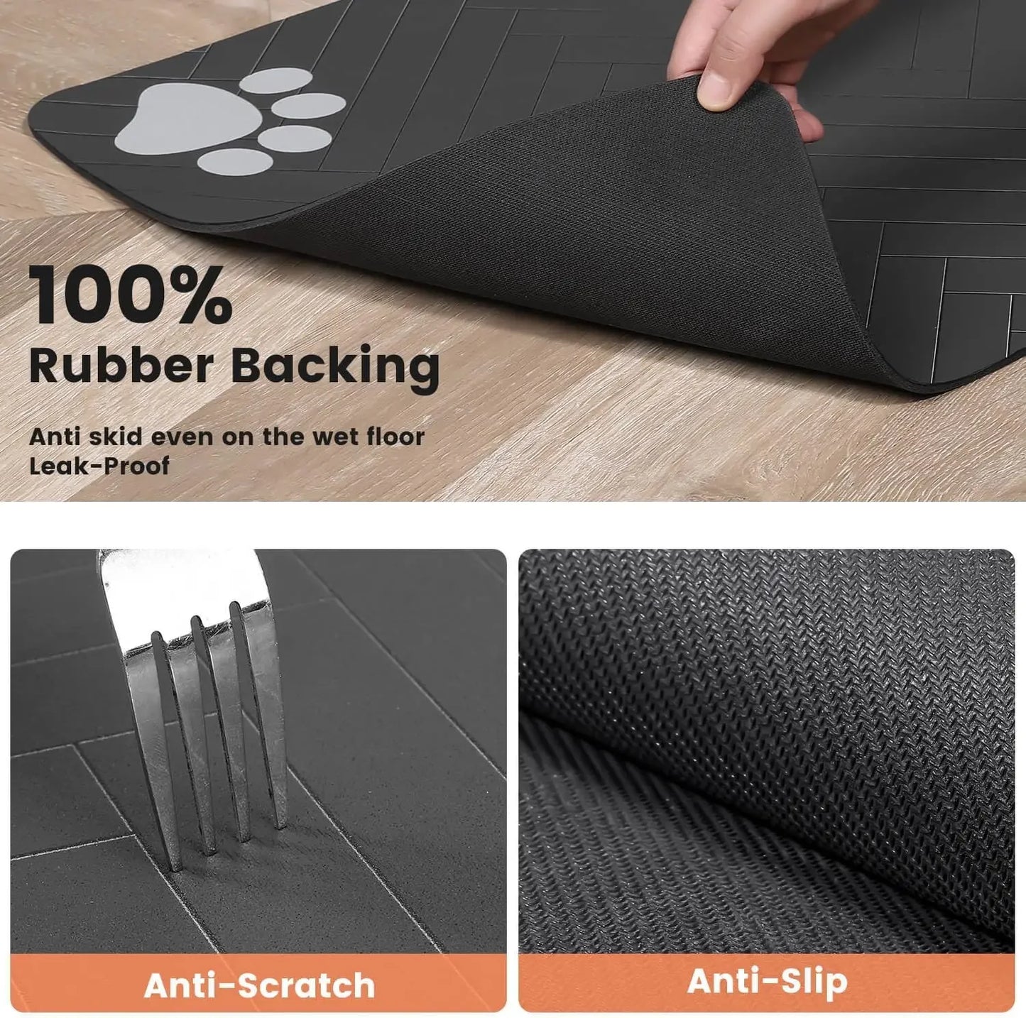 Water proof Mat for under Pet's Bowl