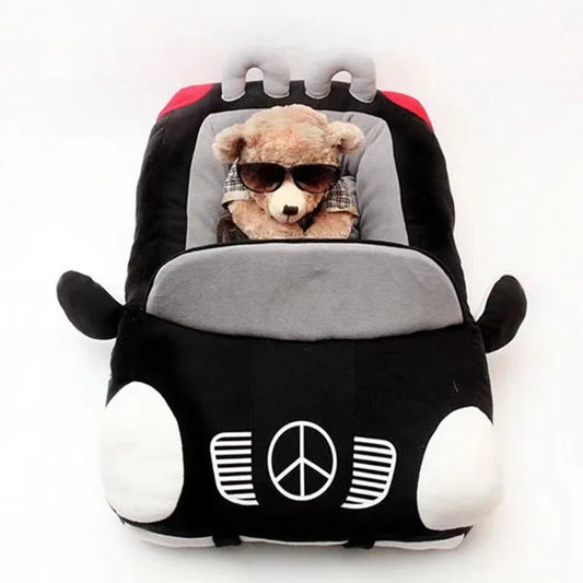 Car Shape Luxury Dog & Cat Bed ,Warm Sofa