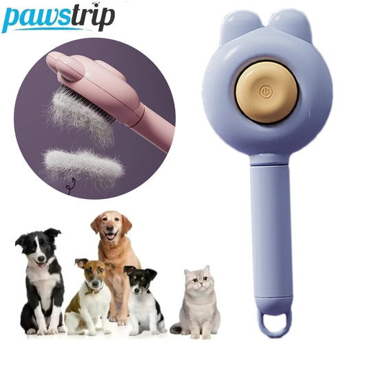 Pet Comb Self Cleaning , Hair Remover Brush For Dogs & Cats