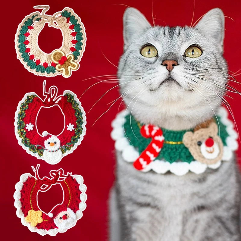 Cat & Dog Christmas Scarf