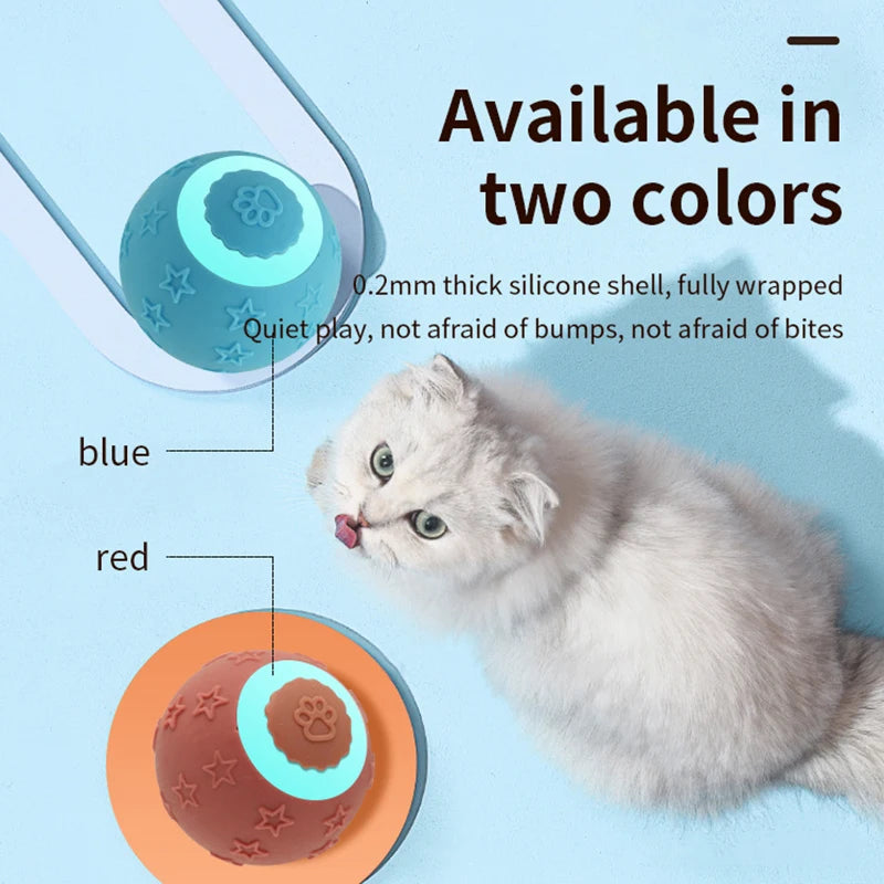 Smart Ball Cat Toy 2 Modes Rechargeable \