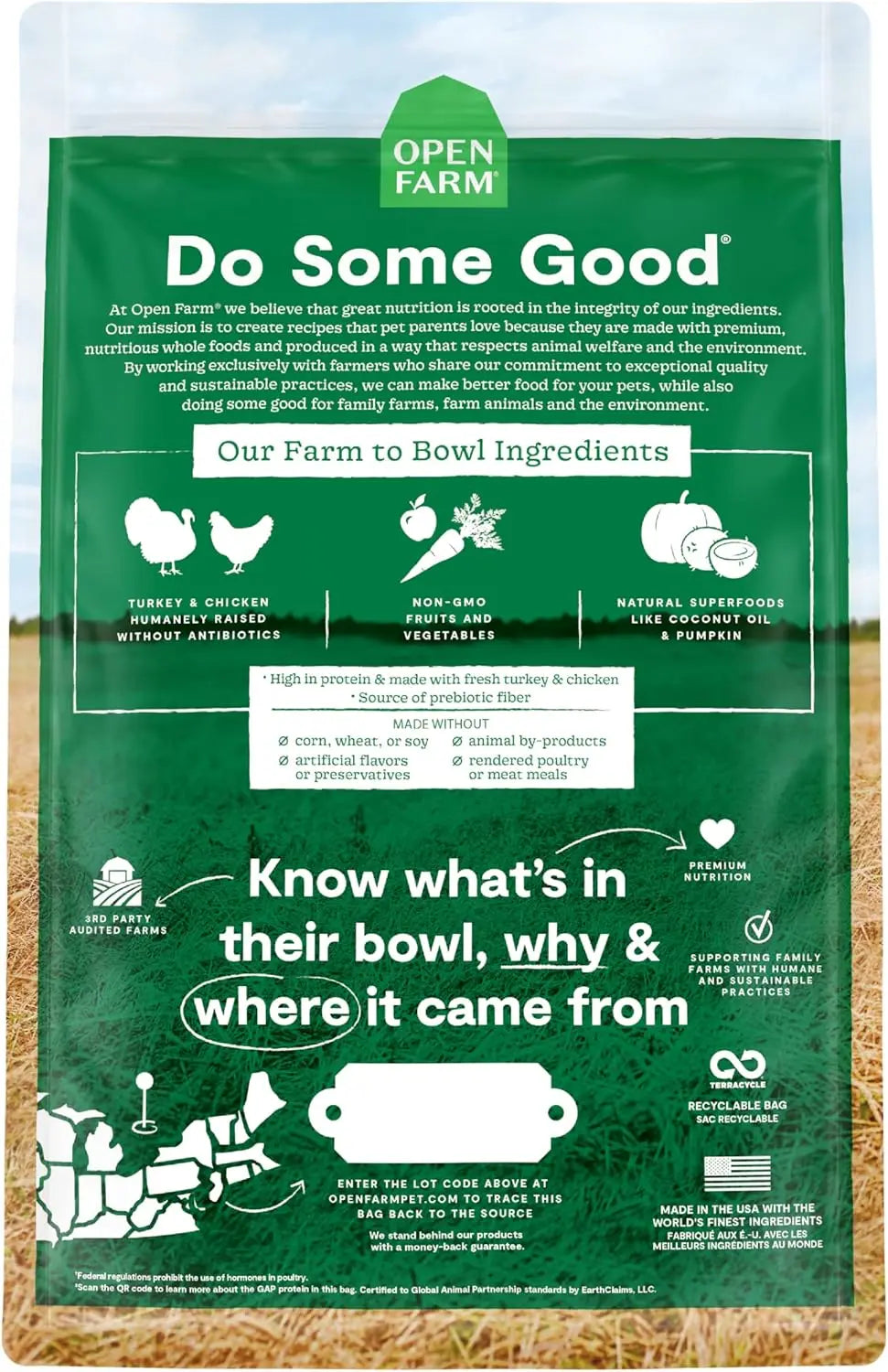 Dry Dog Food, 100% Certified Humane Poultry Recipe with Non-GMO Superfoods and No Artificial Flavors or Preservatives, 11 lbs/4.9Kg