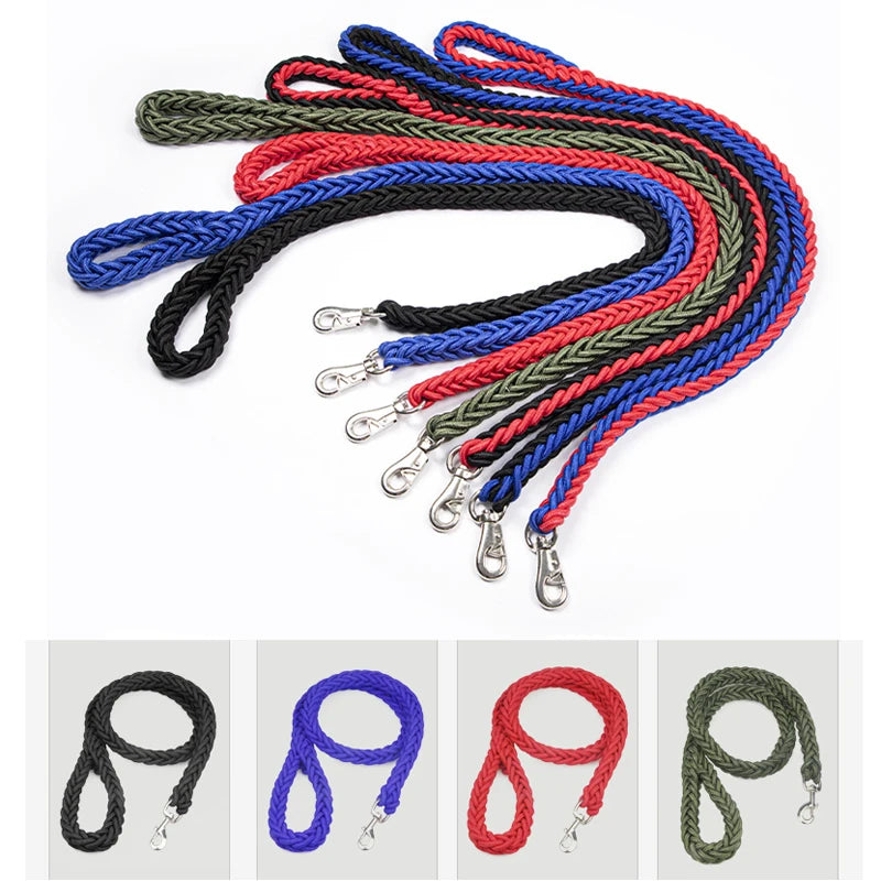 Large Dog Leash Traction Rope with Heavy Duty Buckle