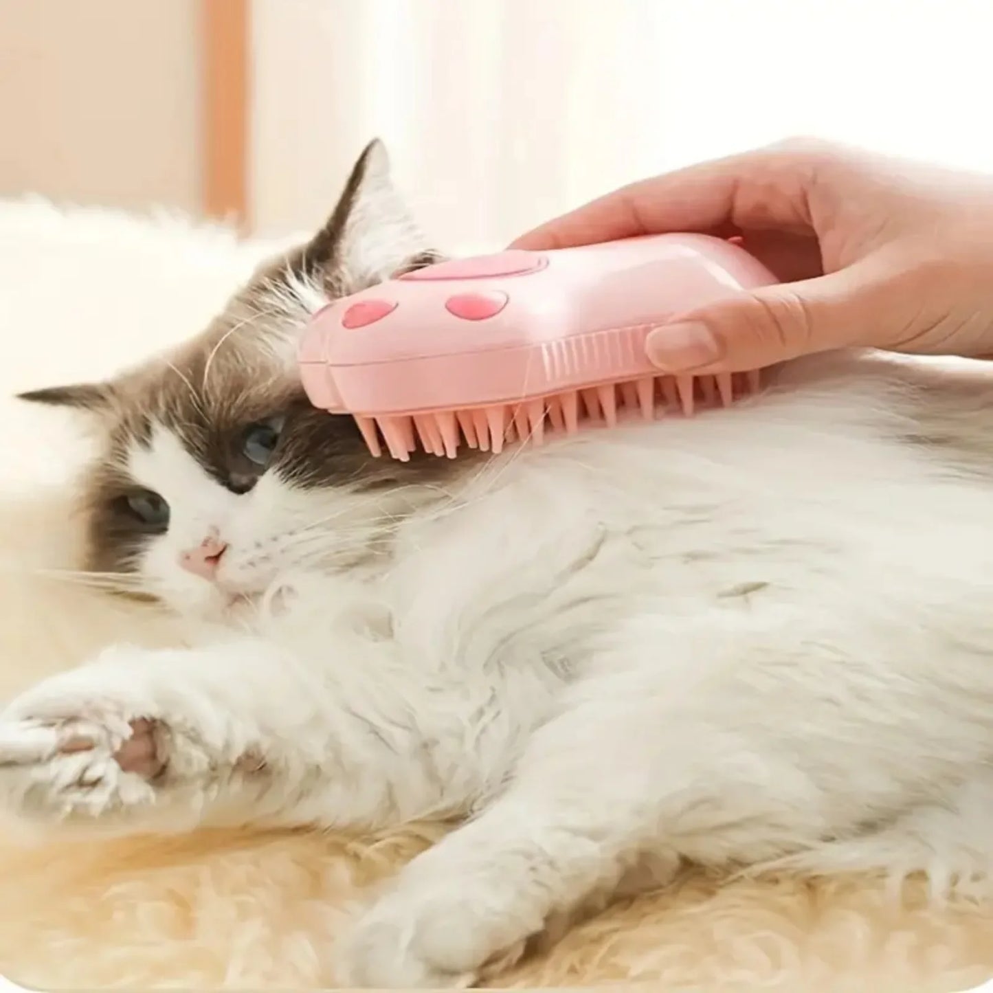 Pet Electric Spray Grooming Hair Comb For Bathing