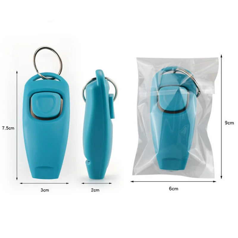 2 In 1 Pet  Clicker, Whistle Clicker for stop barking