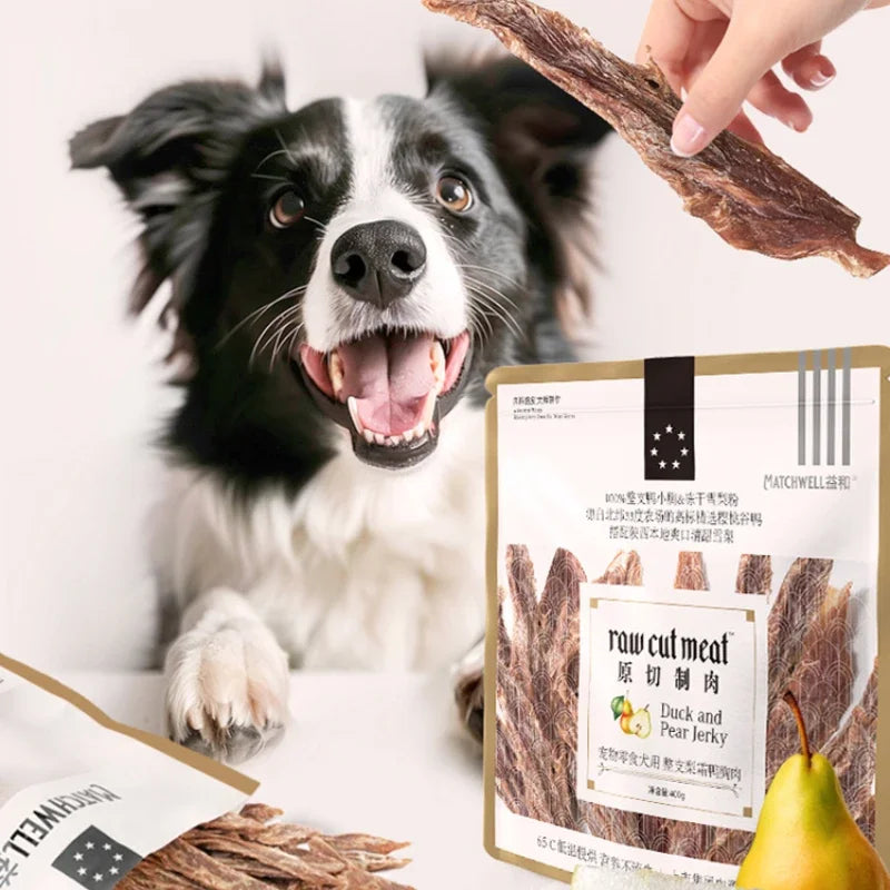 Dog Snacks Duck Pear Jerky, Duck Breast