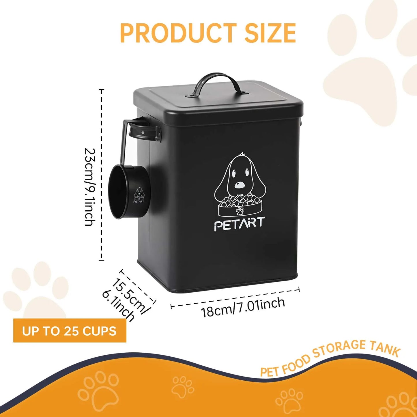 Dog Food Storage , Metal Pet Food Containers