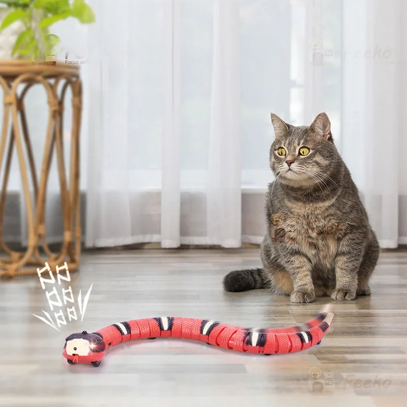 Smart Sensing Snake Cat Toys, Electric Interactive Toys for Cat