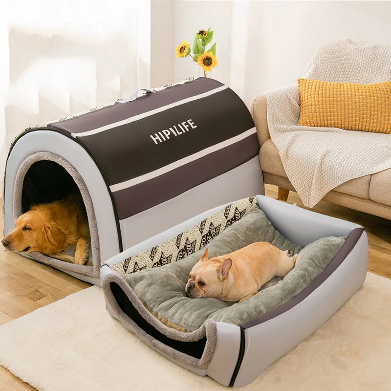 Removable Dog & Cat Warm House Washable Pet bed