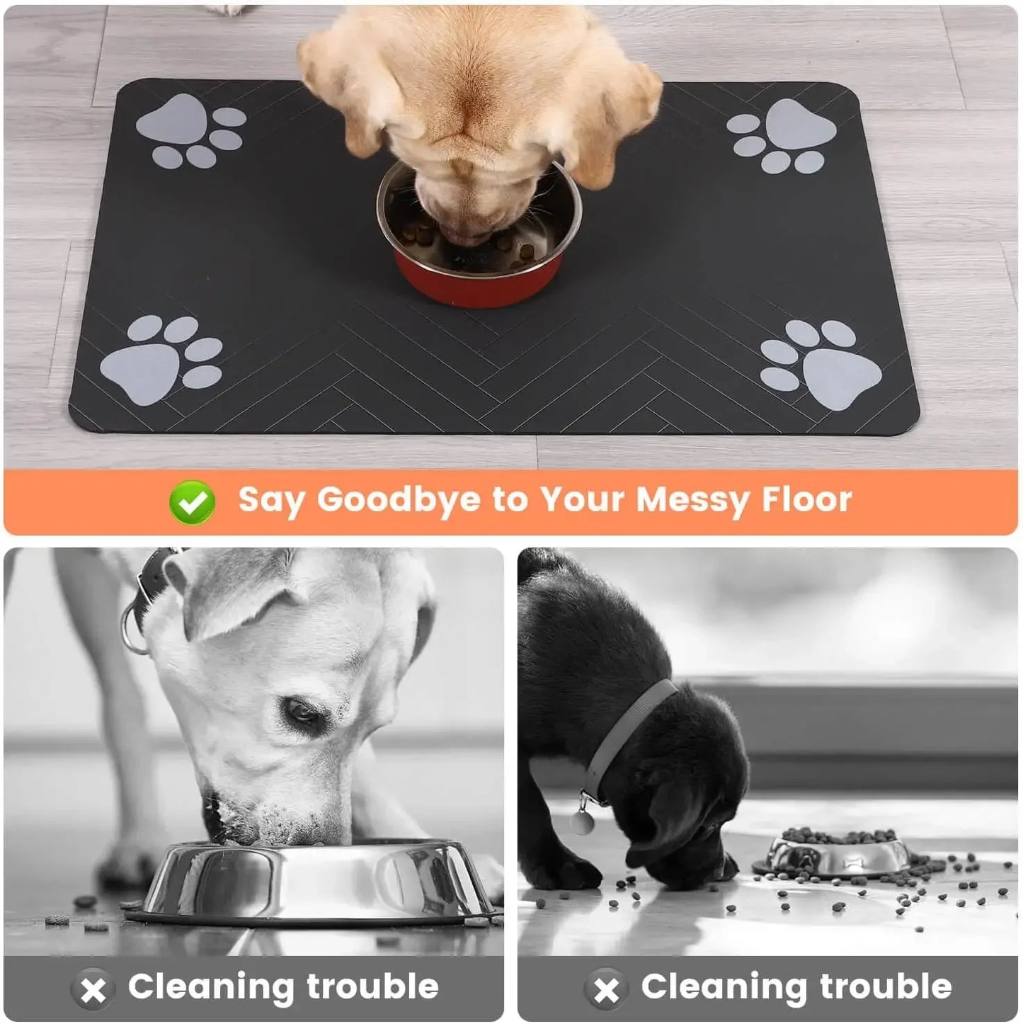 Water proof Mat for under Pet's Bowl