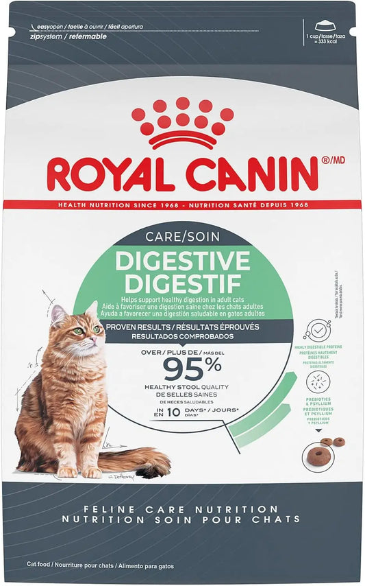 Royal Canin Digestive Care Dry Cat Food, 6 lb/2.7Kg bag