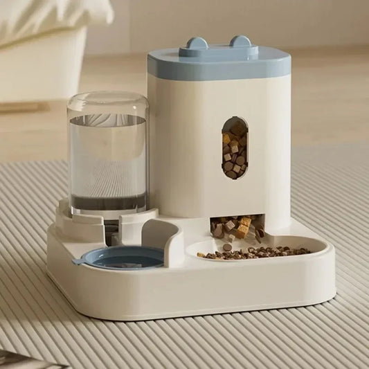 Automatic Pet Feeder, with Water Fountain