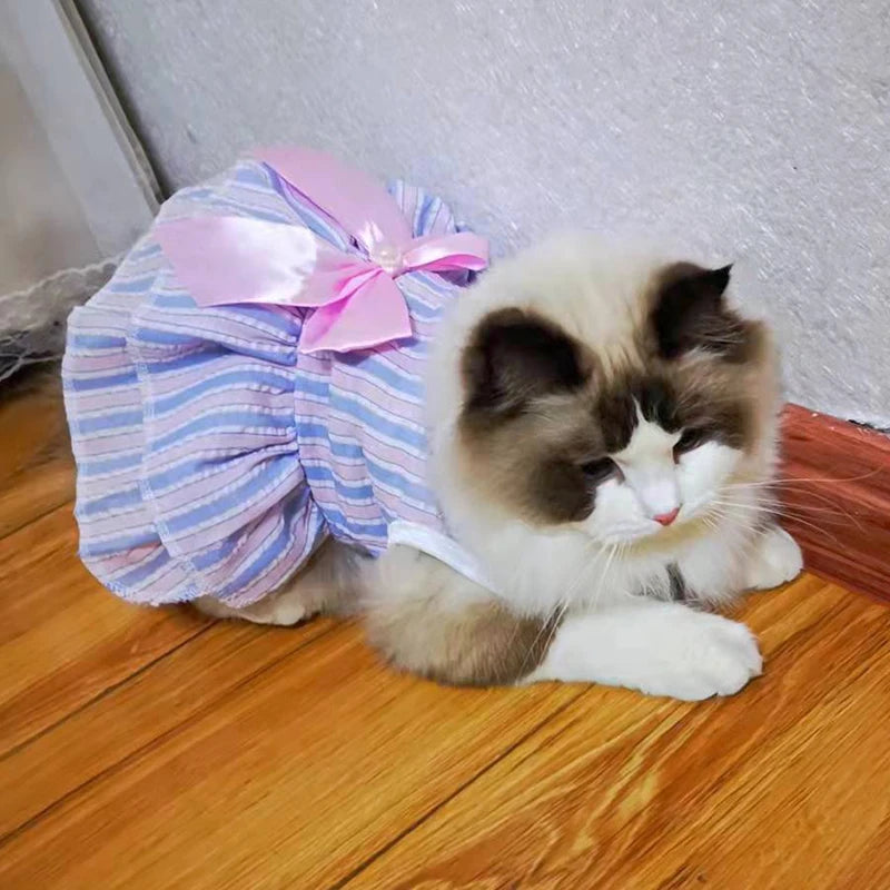 Cat Puppy Princess Dress Summer