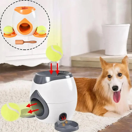 Dog Toys Automatic Ball Launcher , Interactive Training Smart Feeder