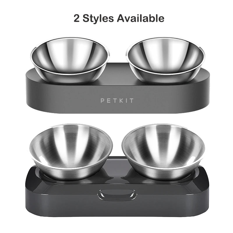 New Stainless Steel Non-Slip Pet Bowl Double Feeder